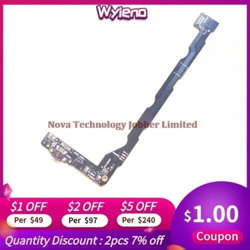 Wyieno 10Pcs/Lot For ASUS Zenfone 2 Laser ZE600KL Charging Port Board Charger Flex Cable Phone Parts Dock Microphone Plug