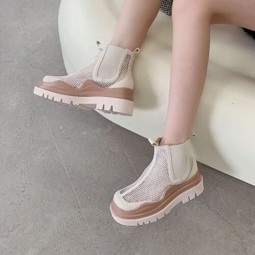 Personality Customization High Quality Non-slip Walking Casual Shoes Women Fashion High Top Sneaker Flat Booties Zapatillas 2021