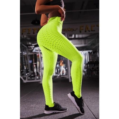 2020 Womens High Waist Push Up Leggings Cellulite Hiding Flex Leggings Fitness texture Legging High Waist Leggings Yoga Pants