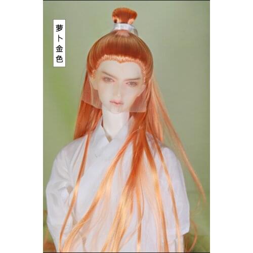 1/3 Scale BJD Accessories Ancient Costume Long Hair Chinese Hanfu Doll Samurai Wig For BJD/SD SD13 SSDF Strong Uncle A0883-A