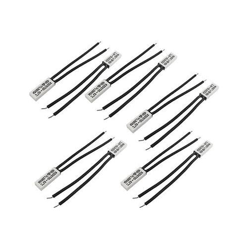 10 Pcs Plastic Head Temperature Switch Thermostat 40/45/50/55/60/65/70C N.C KSD9700