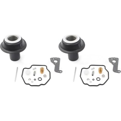 2Sets Carburetor Rebuild Repair Kit Plunger Diaphragm For VIRAGO 535 XV535 XV 535 1990-2001