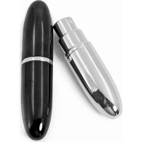 2pcs 3ml Refillable Mini Perfume Spray Bottle Aluminum Spray Atomizer Portable Travel Cosmetic Container Perfume Bottle