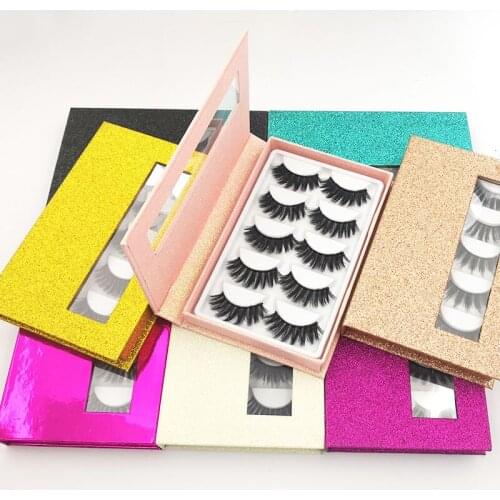 5 Pairs 3D Soft Mink Hair False Eyelashes Handmade Wispy Fluffy Long Lashes Natural Eye Makeup Tools Eye Lashes