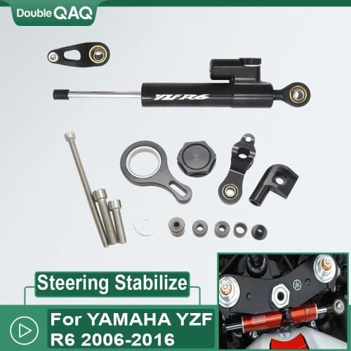 FREE SHIPPING For YAMAHA YZF R1 2002-2017 R6 2006-2017 Motorcycle Steering Stabilizer Damper Mounting Bracket Kit