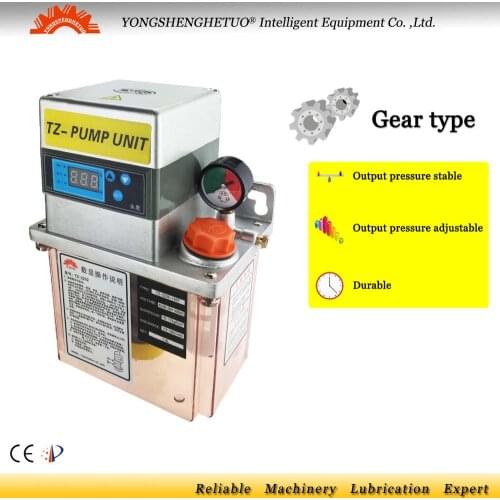 Electric lubrication gear oil pump digital panel lubricator 1.5L oiler 220V lubricating unit TZ2232-150T for centralized lube