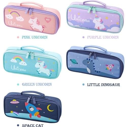 Pencil Case Fabric Cute Girl Ins Unicorn Large Capacity Waterproof Pencils Box Stationery Back To School By Kevin&sasa Crafts