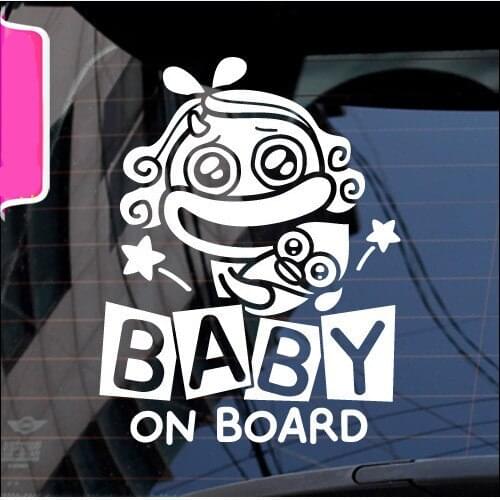 Baby inside Decal intel Sticker Euro Racing JCW mod illest JDM baby in car