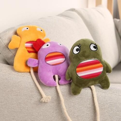 Dog Toys for Small Large Dogs Interaction Animal Shape Plush Pet Puppy Squeaky Chew Bite Resistant Toy Pets Accessories Supplies