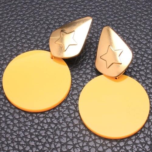 Fashion Stainless Steel Jewelry Sets Gold Color Heart Water Drop Earrings Set For Woman & Girl Party Gift EFAKAAAE