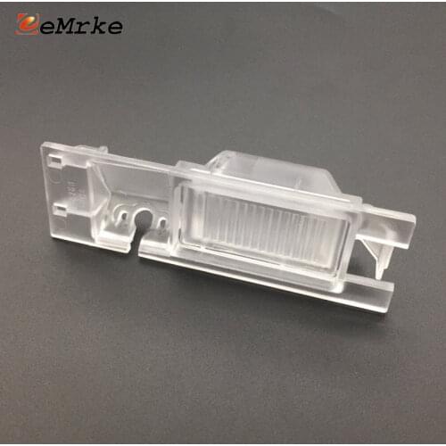 EEMRKE Car Rear Camera Bracket License Plate Lights Housing Mount for Opel Vauxhall Vectra C / Meriva B Ampera EV 150 GT Conver