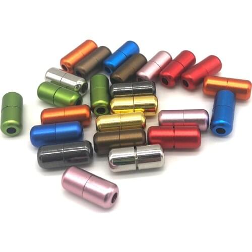 2pcs Shoelace Buckle Aluminum Shoelaces Lock Accessories Metal Lace Lock DIY Sneaker Kits Metal Lace 15 Color capsules Buckle