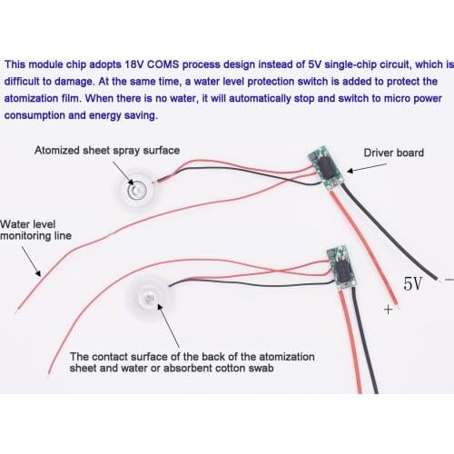 Water Level Protection Humidifier Module Humidifier Water Replenishment Instrument Aroma Diffuser Circuit Diagram