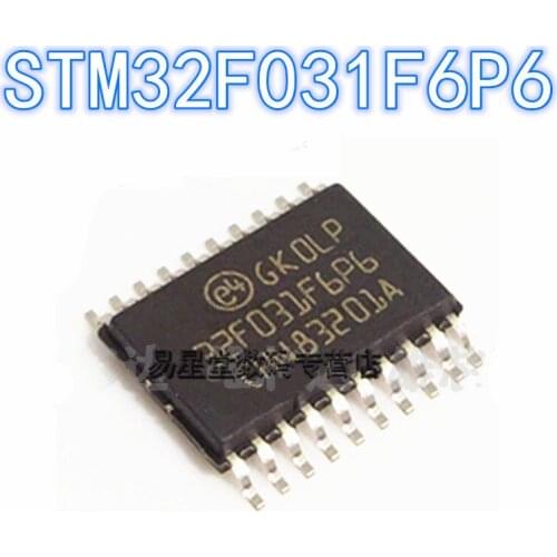 1PCS-10PCS 100% new original authentic STM32F031F6P6 TSSOP-20 32F031F6P6 TSSOP20 32-bit microcontroller chip