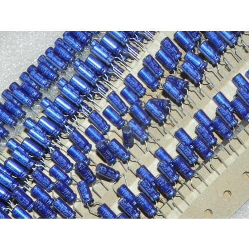 Original new 100% RE3 Joyner blue robe digital circuit electrolytic capacitor 25V22UF 22UF/25V 5*11.5mm (Inductor)