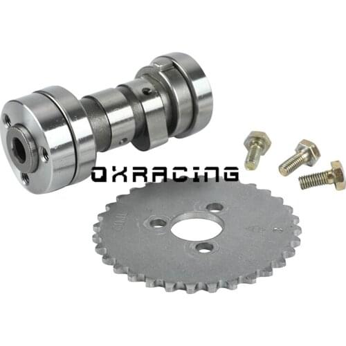 Motorcycle lifan LF 125cc 125 Camshaft and 32T Cam Sprocket Fit For Horizontal Engines Dirt Pit Bike Monkey Atv Quad Go Kart Par