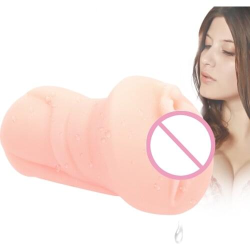 Portable Male Aircraft Cup Oral Sex Soft Tight Pussy Sex Toys for Men 4D Realistic Vagina Male Masturbation