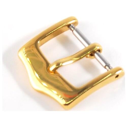 Stainless Steel Watch Band Clasp 10mm 12mm 14mm16mm 18mm 20mm 22mm Silver Gold Metal Leather Watchbands Strap Pin Buckle Belt