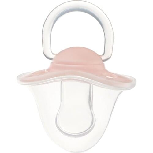Newborn Infant Nipple Soother Cute Safe Baby Pacifier Toddlers Baby Pacifier Silicone Anti-dust Lid Infant Teether