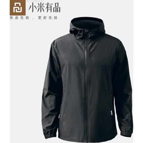 Xiaomi SKAH Mens Windbreaker Warm Jackets Hooded Water Proof Wind Breaker Casual Coat Male Clothing 2021 Autumn Jackets Men