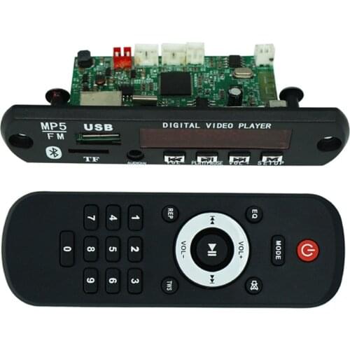 Video o Decoder Bluetooth 5.0 Lossless o Decoding Board Mp4 Mp5 Hd APE WAV MP3 Car Player