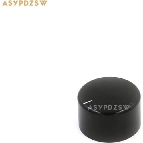 1 PCS High gloss black 38*22 Solid aluminum Volume knob Amplifier Potentiometer knob