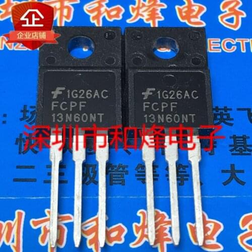 100% New&original FCPF13N60NT TO-220F 600V 13A
