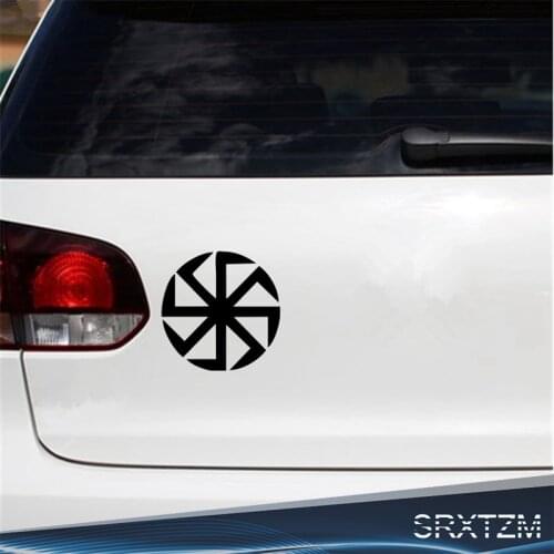 SRXTZM Stickers On Car 15cm Slavic Slavonis Symbol Stickers And Decals Vinyl Funny 3D Car Styling Sticker Creative Decor