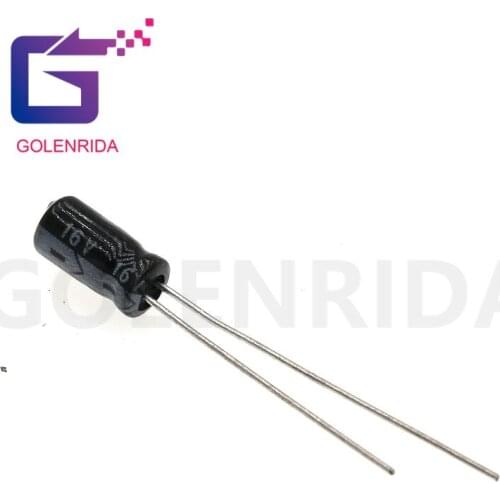 50PCS Electrolytic capacitor 16V33uF 4*7mm aluminum electrolytic capacitor 33uf 16v