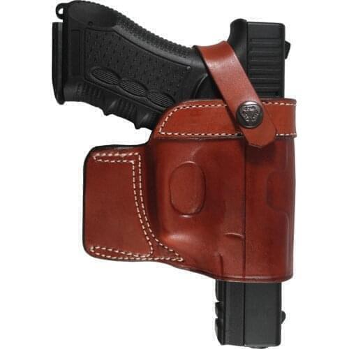 YT HOBBY Canik TP9 SF Real Leather With Retention Strap OWB Carry Fast Draw Handmade Pistol Firearm Gun Holster Pouch