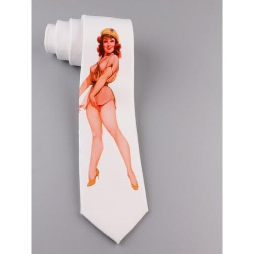 Free Shipping New Male Original Design Oil Painting Beauty Retro Art Banquet PrintingTie Female Students Personality Necktie