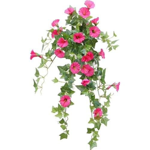 Artificial Bloom Simulation Morning Glory Petunia Simulation Flower Vine Wall Hanging Orchid Home Decoration Home Wedding Decor