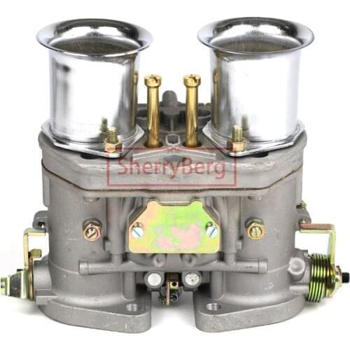 CARBY TYPE WEBER 48IDF 48 IDF Carburetor with Chrome air horns For Solex Dellorto Weber EMPI 48MM