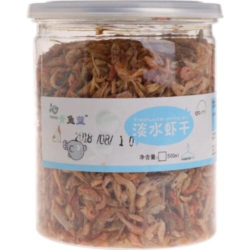 500ml Aquarium Food Dried Shrimp Krill For Fish Turtle Feeding Hamster Protein for aquarium