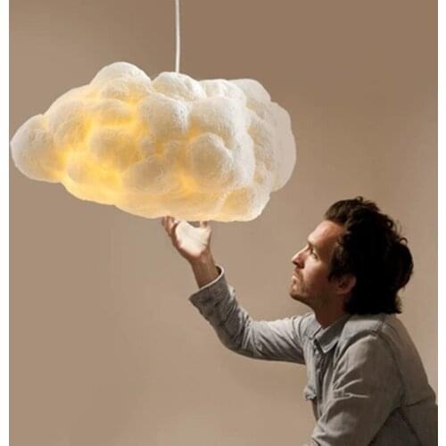 Creative Floating Clouds & Cotton Clouds E27 chandeliers Living Room Bedroom Study Room LampKTV Bar Restaurant Art Ceilinglights