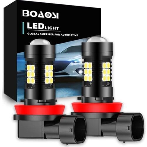 2pcs H11 H8 Fog Lamp Bulbs 12V For Toyota Corolla Volvo XC60 XC90 S60 V70 S80 S40 V40 V50 XC70 V60 C70 H7 9006 HB4 Led Car Light