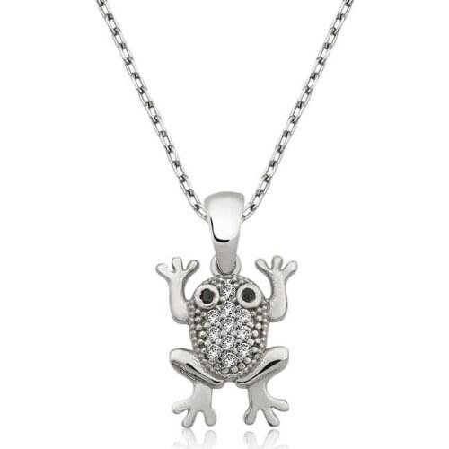Frog ,Necklace ,Silver, Stylish and High Quality, Fast Shipping, Hundreds of Kinds of Silver Necklaces