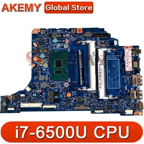 Akemy laptop Motherboard For ACER Aspire V3-372 i7-6500U Mainboard 15208-3 SR2EZ DDR3