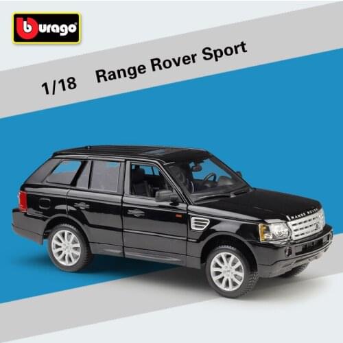 Bburago 1:18 Range Rover Sport Alloy Model Car Static Metal Model Vehicles For Collectibles Gift