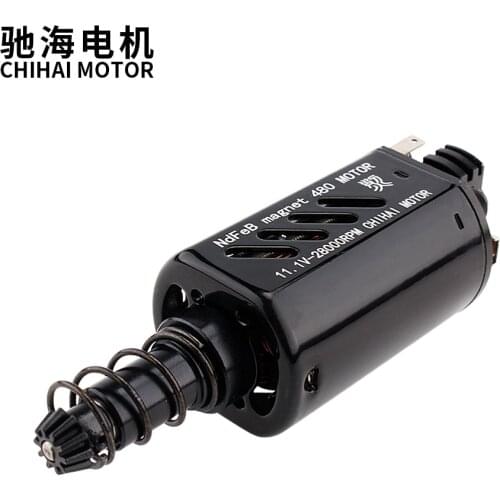 Chihai Motor CHF-480WAM-7519G CNC 19TPA 28000RPM HIGH Torque Power Motor for Airsoft AEG Gel M4 / M16/ MP5 / G3 / P90 AK G36