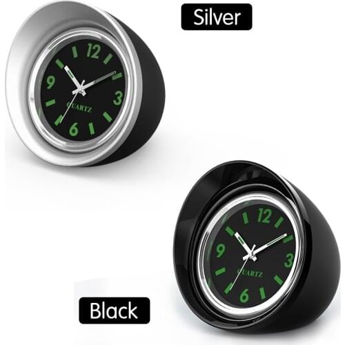 New product car dashboard stick melon clock car clock portable fashion watch car interior watch car styling car instrument clock