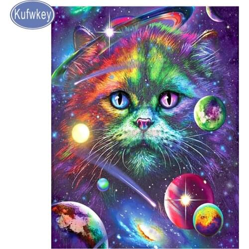 New arrivals unfinished full square round drill mosaic rhinestone painting diamond painting,embroidery earth cat,cross stitch