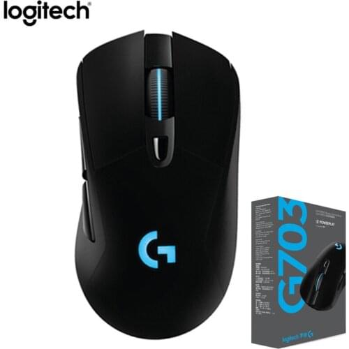 Original logitech G703 2.4ghz wireless game mouse with RGB was tested by the official body of optical ergonomics of PC noteb