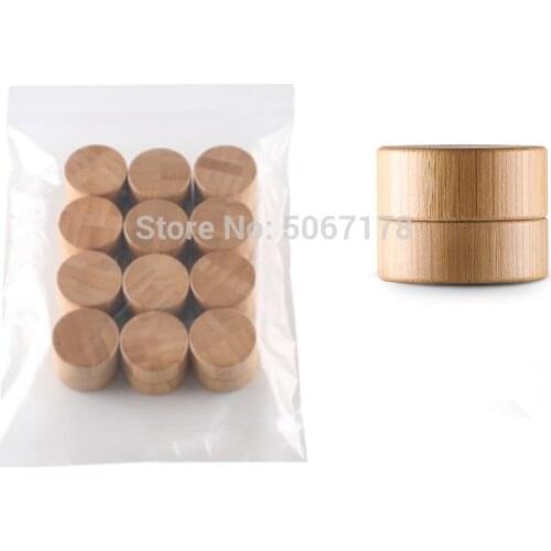 5g 10g Refillable Bottles Natural Bamboo Empty Makeup Jar Pot Travel Face Cream/Lotion/Cosmetic Container Travel Accessories