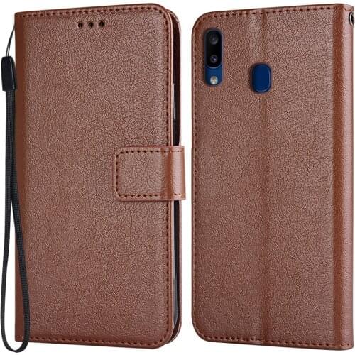 A20E Case Luxury Flip Leather Case on For Samsung Galaxy A20e A 20e 5.8'' Cover on For Samsung A20e Back Case Etui