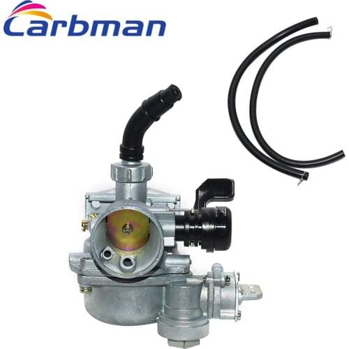Carbman 17mm 42mm Manual Choke Res ON Off Tap Carburetor Carb For Honda C50 C70 C90 Motorcycle Part
