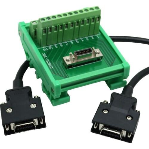 Universal SCSI 20 CN type breakout board terminal block interface with SCSI20 20P cable