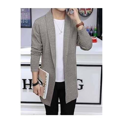 2018 Spring Autumn Mens Knit Cardigan Sweaters Men Knitwear trends thin Sweater Slim Casual Brand Designers Clothing