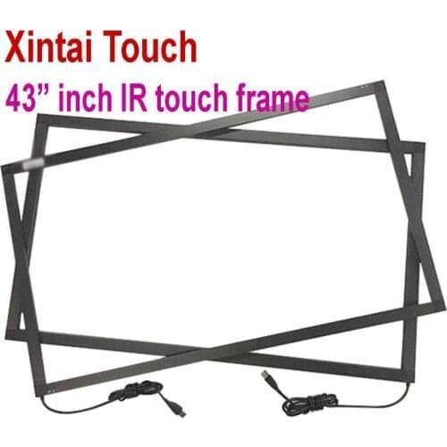 Xintai Touch Promotion! 40 points 43" Infrared Touch Screen frame, 16:9 format,High durability and quick touch response
