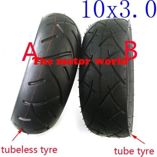 Free Shipping Hot Sale Tubeless Vacuum Tyre with Good Reputation or 10x3.0 Tire with Inner Tube for Electric Balance Scooter